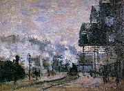 Claude Monet Saint-Lazare Station, the Western Region Goods Sheds France oil painting artist